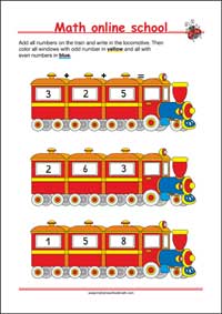 Addition up to 20 - 1st Grade Math Worksheet – Free Printable PDF for Kids
