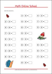 Multiplication - Free Printable 2nd Grade Math Worksheet for Kids