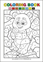 Color by Number - Free printables for kids