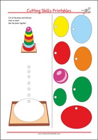 Printable Templates - Cutting out - Fine Motor skills