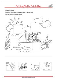 Printable Templates - Cutting out - Fine Motor skills