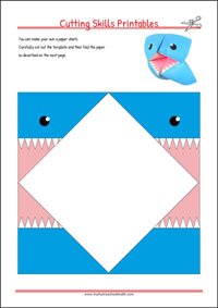 Printable Templates - Cutting out - Fine Motor skills