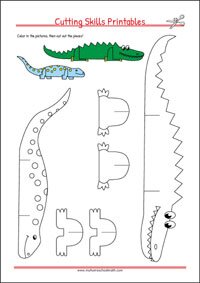 Printable Templates - Cutting out - Fine Motor skills