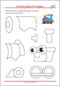Printable Templates - Cutting out - Fine Motor skills