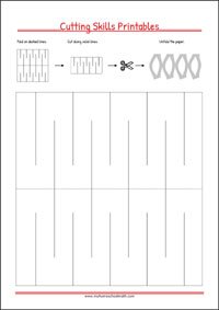 Printable Templates - Cutting out - Fine Motor skills
