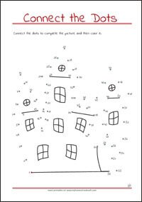Connect the Dots - Dot to dot Worksheet - Free Printables for Kids