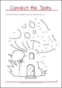 Connect the Dots - Dot to dot Worksheet - Free Printables for Kids