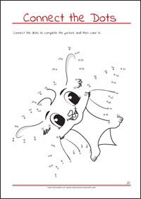 Connect the Dots - Dot to dot Worksheet - Free Printables for Kids