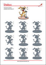 Silhouette pictures - Shadow Riddle for kids Shadow Riddle for kids - Visual Perception Training