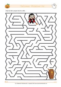 Free Printable Halloween Activity Book (Ages 7+) PDF