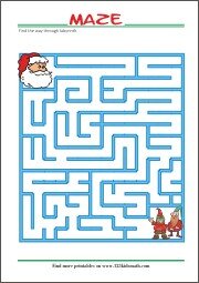Free Printable Maze for Kids- Find your way through...