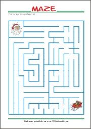 Free Printable Maze for Kids- Find your way through...