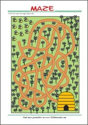 Free Printable Maze for Kids- Find your way through...