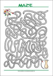 Maze - free printable mazes for kids, Logic puzzle