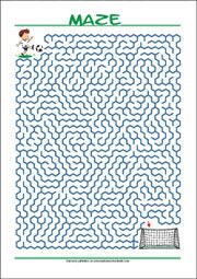 Maze - free printable mazes for kids, Logic puzzle