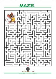 Maze - free printable mazes for kids, Logic puzzle