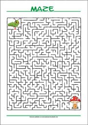 Maze - free printable mazes for kids, Logic puzzle