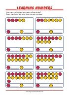 Learning Numbers Worksheet