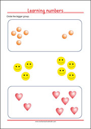 Learning Numbers Worksheet