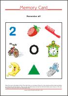 Memory Cards - Focus game to improve concentration and attention