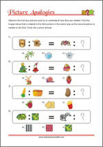 Picture Analogies for children - Visual Thinking and Logical Reasoning Skills