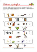 Picture Analogies for children - Visual Thinking and Logical Reasoning Skills