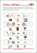 Picture Analogies for children - Visual Thinking and Logical Reasoning Skills