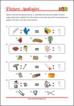 Picture Analogies for children - Visual Thinking and Logical Reasoning Skills