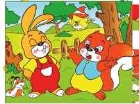 Online Jigsaw Puzzle - Rabbit and Squirrel