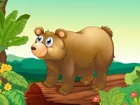 Online Jigsaw Puzzle - Bear Fishing