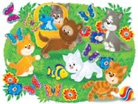 Online Puzzle Game - Cats