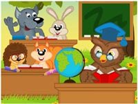 In School - Online Jigsaw Puzzle - Easy