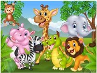 Wild Animals - Online Jigsaw Puzzle - Easy