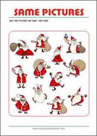 Find two same pictures - Printable Riddle for Kids