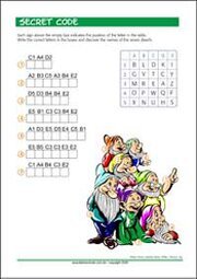 Secret Code Worksheet - Reading Puzzle for Kids Secret Code Reading Riddle - Free Printable Worksheet
