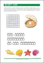 Secret code reading worksheet - Tongue twister