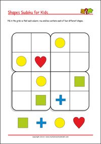 Printable Sudoku Puzzles for Kids with Solution