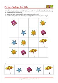 Free Printable Cut-and-Glue Sudoku Puzzles for Kids (with Solutions)
