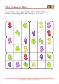 Free Printable Sudoku Puzzles for Kids (with Solutions)