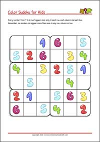 Free Printable Sudoku Puzzles for Kids (with Solutions)