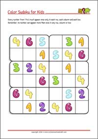 Free Printable Sudoku Puzzles for Kids (with Solutions)