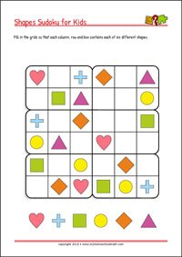 Printable Sudoku Puzzles for Kids with Solution