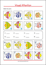 Worksheets To Improve Focus And Visual Attention