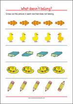 What's wrong here - Worksheets To Improve Focus And Visual Attention