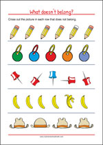 What's wrong here - Worksheets To Improve Focus And Visual Attention