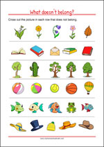 Missing part - Worksheets To Improve Focus And Visual Attention