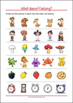 Missing part - Worksheets To Improve Focus And Visual Attention