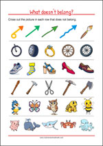 Missing part - Worksheets To Improve Focus And Visual Attention