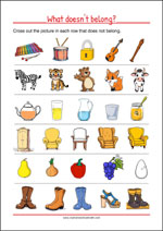 Missing part - Worksheets To Improve Focus And Visual Attention