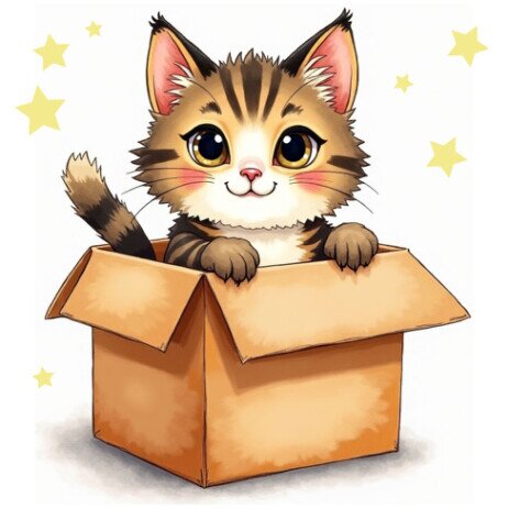 Cat in the Box - Free Online Block Puzzle Game for Kids